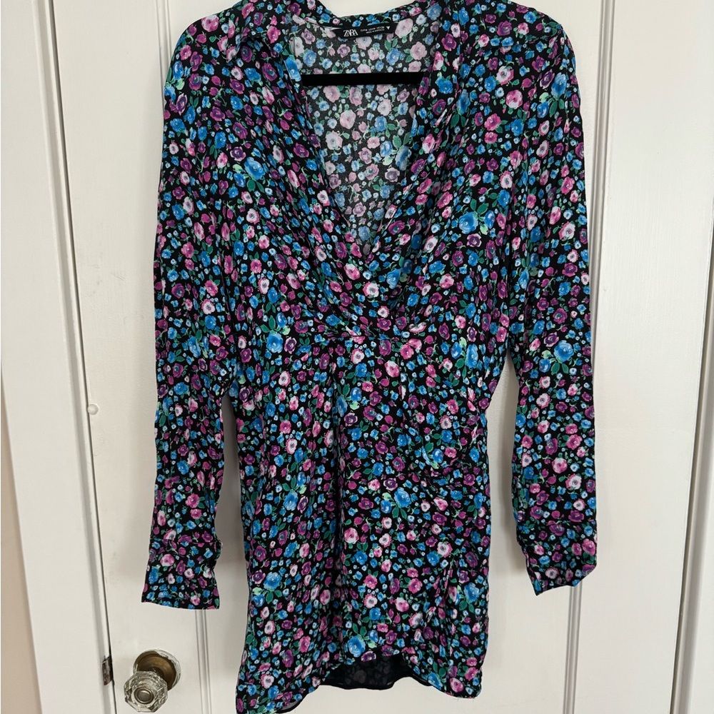 Zara flower dress